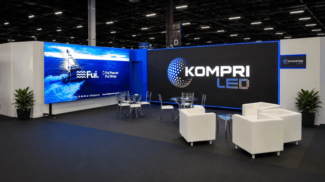 Painel de LED aplicado em evento